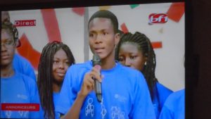 Les jeunes de Ouagadougou en direct pour un jeu TV sur les droits de l'enfant